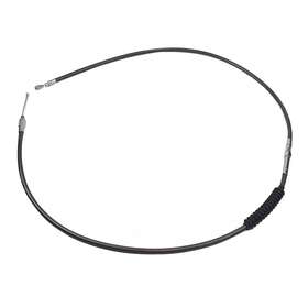 109007 Powerjames 74.8 Inch 190cm Smoky Black Stainless Steel Clutch Cable For Harley Touring Softail