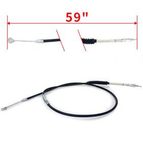 Hd-ccp-014-yp-1208 Radiatorfactory 59 Inch Clutch Cable For Harley-davidson Dyna Low Rider Fxdl/efi Flhri /flhp/fxsts