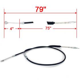 Hd-ccp-019-yp-0608 Radiatorfactory Super Glide Motorcycle Clutch Cable For Harley Dyna Fxdwg Street Bob Low Rider