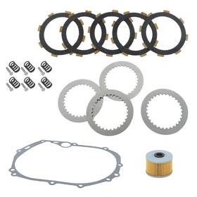 Rdeluxi R961562q Clutch Friction Steel Plates Kit With Gasket For Suzuki 2003-2005 Drz110