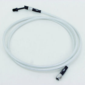 109018 Silver Pearl 74.8inch Braided Hydraulic Clutch Line Cable For Harley Touring 14-16