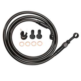 Sgw3fxbx152 Steelthunor Harley 50.5 Inch Front Brake Line For Sportster Xl 883 1200 2004-up Without Abs