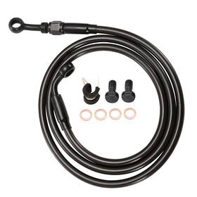 Sgw3fxbx153 Steelthunor Sportster 52.5 Inch Front Brake Lines Oil Hose For Harley Xl 883 1200 2004-up No Abs