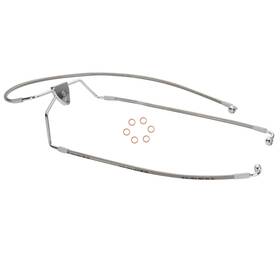 Sgw3fxbx206 Steelthunor 16 Inch Bar Extended Front Brake Line Oil Hose For Harley 1996-2013 Touring No Abs