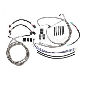 Sgwfxbdzx132 Steelthunor Touring 12 Inch Handlebar Extended Cable Kit For Road Glide King 2015-2016 No Abs
