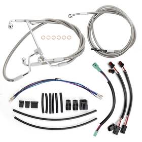 Sgwfxbdzx133 Steelthunor Touring 14 Inch Handlebar Extend Cable Kit For Electra Street Glide 2014-2016 N/abs