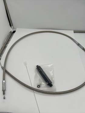 Tp007b-b Tigersgate Parts 62 11/16 Inch Steel Clutch Cable For Harley M8 Tc 2007-2016 Road King Electra Glide