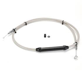 Tigfxbx20 Tigersgate 62-11/16ftft Clutch Cable Steel Braided For Harley 93-06 Dyna Low Rider Wide Glide
