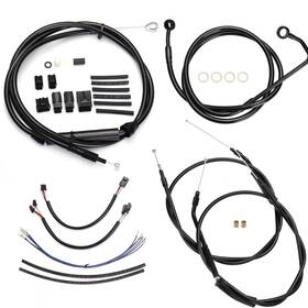 Wgsfxbdzx158 Tigersgateparts Softail Brake Line Clutch Cable For 2011-2015 Heritage Classic With 12 Inch Bar Abs
