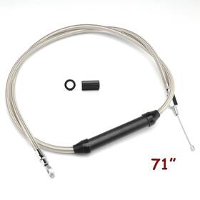 Tigersgateparts Wgsfxbx246 6-speed Transmission 71 Inch Clutch Cable For Harley Softail Touring 07-16 M8 18-up