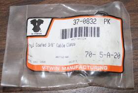 38712-68 V-twin Manufacturing 37-0832 5-pack Harley Cable Clamp By New In Pkg - X1