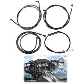 Vmfxbx116 Veloforce-moto Brake Clutch Cable For Harley 2021-2023 Road King Glide With Abs 12 Inch Handlebar