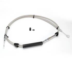 Veloforce-moto Vmfxbx133 Stainless Clutch Cable For Touring Softail Twin Cam 5 Speed Trans 68-11/16ftft