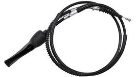 C7c001 Vintco Black Vinyl Clutch Cable 48 Inch L #c7c001 For Yamaha Yz125/yz100 1978-1979