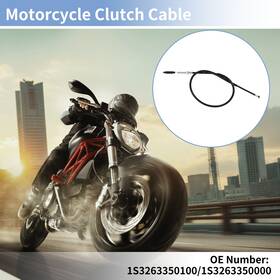 No.1s3263350100 X Autohaux 1s3263350100/1s3263350000 Motorcycle Clutch Cable For Yamaha Raptor 700 Yfm700r 2006-2014
