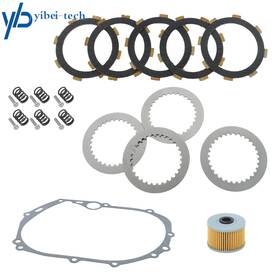 Yi290934t Yibei-tech Clutch Gasket And Friction Steel Plates Oil Filter For Kawasaki Klx110 2002-2024