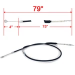 79" Clutch Cable For Harley Softail Slim Fatboy Heritage Custom Standard Deuce. Fixed Price $53.19.