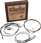 Burly Extended Cable Brake Line Kit 16" Apes For 00-06 Harley Davidson Softail. Fixed Price $237.77.