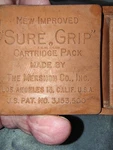 Vintage Sure Grip Cartridge Pack No. 3 Belt Rubber Ammo Holder For Mag Rifle Cal. Fixed Price $10.75.