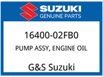 Suzuki Oem Part 16400-02FB0 Pump Assy,eng Oil. Fixed Price $196.23.