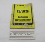 Yamaha Vintage XS750-2D Supplementary Service Manual 1T4-28197-10. Fixed Price $7.99.