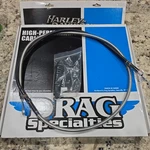 Drag Specialties 0652-1493 High-efficiency Braided Stainless Steel Clutch Cable. Fixed Price $59.00.