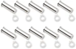 Drag Specialties Pivot Pin/clip Kit Clutch Side 10 Pack Chrome 0617-0197. Fixed Price $34.95.