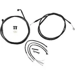 Choppers LA-8153KT2-13M Black Midnight Braided Handlebar Cable/brake Line Kit. Fixed Price $276.25.