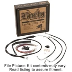 Burly Brand Black Vinyl Extended Cable Kit Harley 14-15 W/o Abs 15" Handlebars. Fixed Price $349.55.