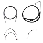 Black Complete Line Kit 14" Apes 2016-2017 Harley Softail Breakout Cvo W/abs. Fixed Price $362.25.