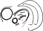 La Choppers Complete Midnight Braided Handlebar Cable Brake Line Kit Standard. Fixed Price $449.99.