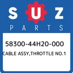 58300-44H20-000 Suzuki Cable Assy,throttle NO.1 5830044H20000, New Genuine Oem P. Fixed Price $40.36.