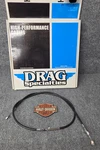 Drag Specialties Hi-efficiency 61" Vinyl Clutch Cable 0652-1413. Fixed Price $65.00.