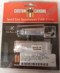 Custom Chrome Line Speedometer Cable Cover 46-302. Fixed Price $15.00.