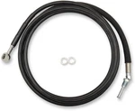 Drag Specialties Black Vinyl Coated Hydraulic Clutch Line +12IN. 0661-0062. Fixed Price $90.25.