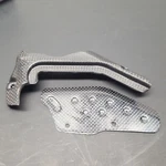 Ducati Multistrada, Hypermotard Carbon Fiber Chain Guard Cover Case 96964503B. Fixed Price $150.00.