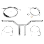 14" Rise Mx-t Handlebar Control Cable Kit For Harley Dyna Wide Glide Non-abs. Fixed Price $198.99.