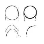 Black Cable & Brake Line Cmpt Kit 20" Apes 2018 Up Harley Softail W/abs. Fixed Price $362.25.