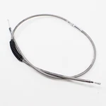 Stainless Steel 71.0" Chrome Braided Clutch Cable For Harley Flhr Flhx Flht Fltr. Fixed Price $44.95.