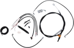 Choppers Complete Black Vinyl Braided Handlebar Cable Brake Line Kit. Fixed Price $372.95.