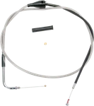Drag Specialties Stainless Braided Idle Cable - 52" 5342852B. Fixed Price $104.89.