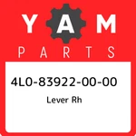 4L0-83922-00-00 Yamaha Lever Rh 4L0839220000, New Genuine Oem Part. Fixed Price $33.08.