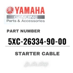 Yamaha Genuine Oem Parts Starter Cable 5XC-26334-90-00 For YZ250F. Fixed Price $45.64.