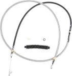 Drag Specialties High-efficiency Braided Stainless Steel Clutch Cable 76". Fixed Price $105.95.