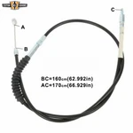 160CM Black Vinyl 55"CLUTCH Cable Fits For Harley Sportster XL1200C 2011-15. Fixed Price $41.99.