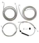 12" Handlebar Cable Kit Brake & Clutch Lines For 21-23 Harley Touring Abs Silver. Fixed Price $63.97.