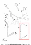 New Oem Yamaha Clutch Cable 2017. Fixed Price $69.95.