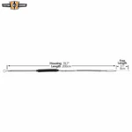 200CM Stainless 78.7"CLUTCH Cable Fits For Harley Road King Electra Street Glide. Fixed Price $62.99.