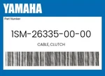 Yamaha Genuine Cable, Clutch 1SM-26335-00-00. Fixed Price $42.30.