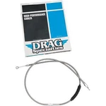 Drag 54" Stainless Steel Braided High Efficiency Clutch Cable 68-86 Harley Fx Fl. Fixed Price $94.29.